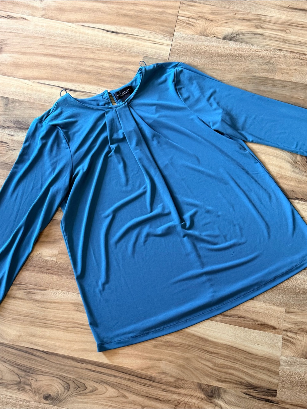 Investments Petites Teal Petite Shell Top